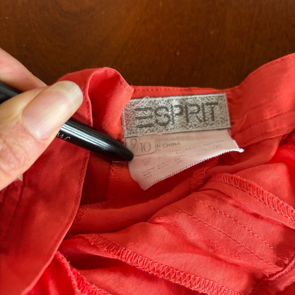Esprit Vibrant Girls Coral A-Line Skirt - Picture 3 of 7